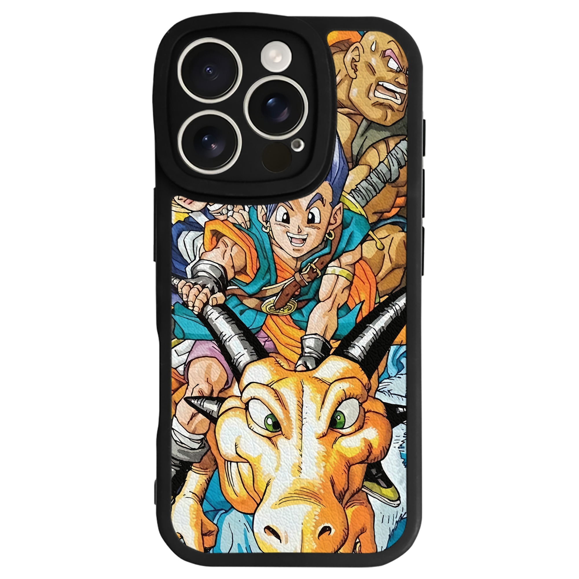 （画像用） ドラゴンクエスト Doragon Kuesuto Dragon Quest 【iPhone 16シリーズ対応】シリコンスマホケース（レザー調） 材質：シリコン